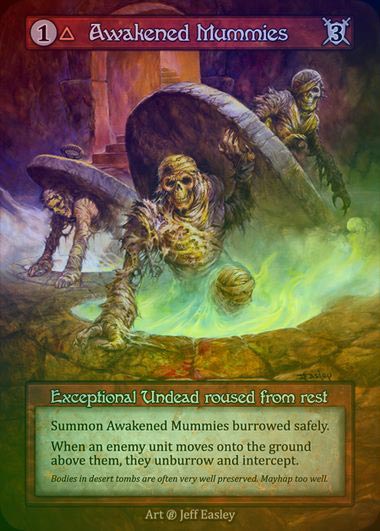 【FOIL】[Fire] Awakened Mummies [beta-Exceptional]